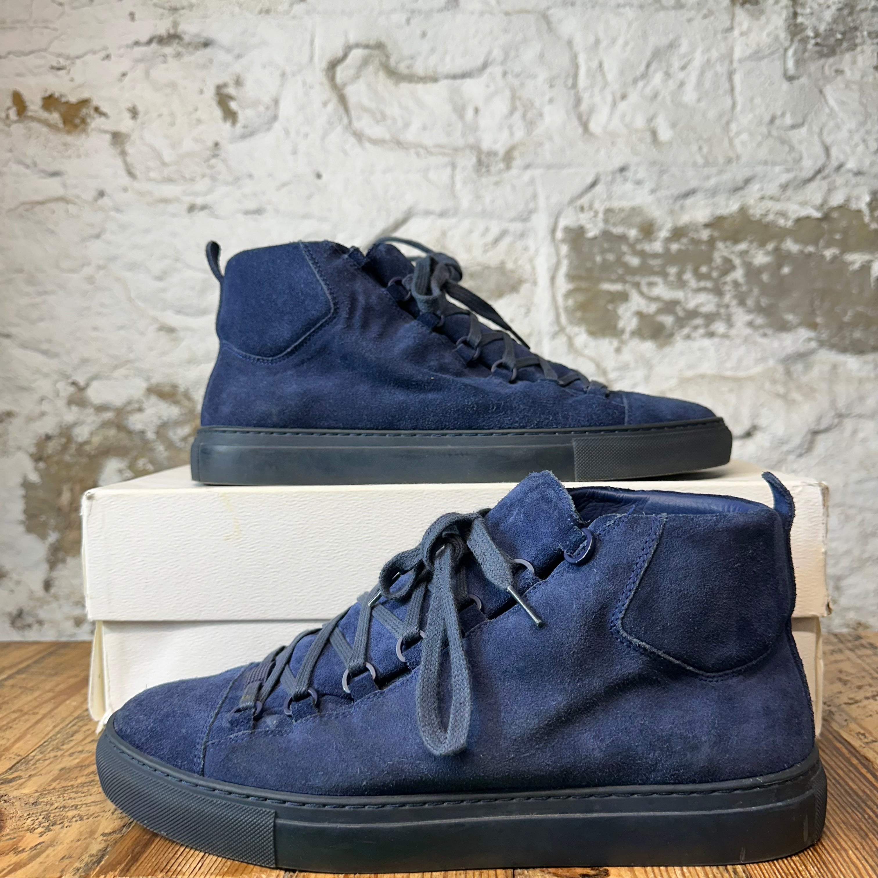 Balenciaga Arena Blue Suede Sneaker Sz 10 (43)