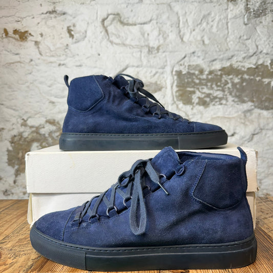 Balenciaga Arena Blue Suede Sneaker Sz 10 (43)