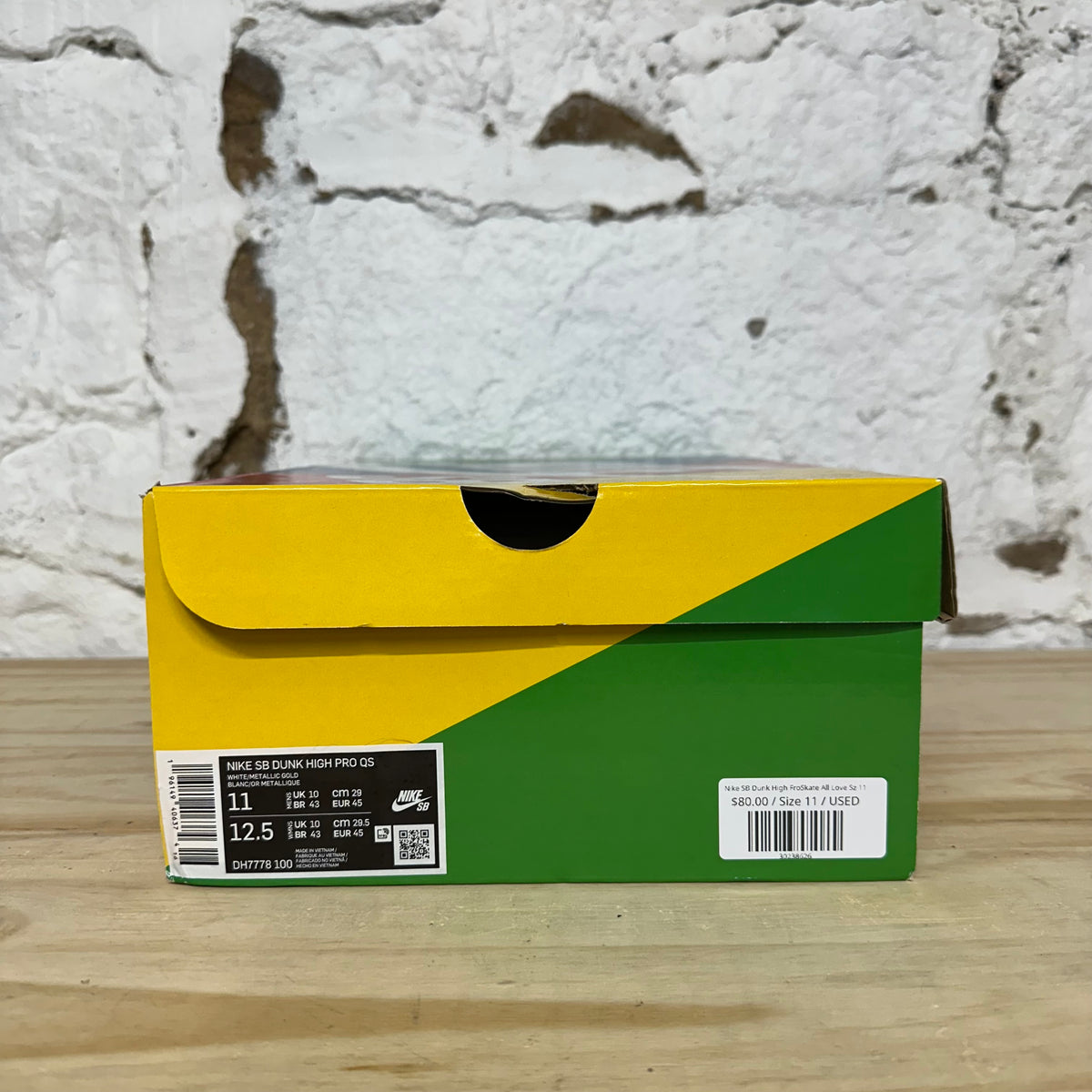 Nike SB Dunk High FroSkate All Love Sz 11