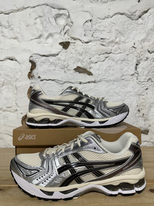 Asics Gel Kayano 14 Cream Metallic Plum Sz 11