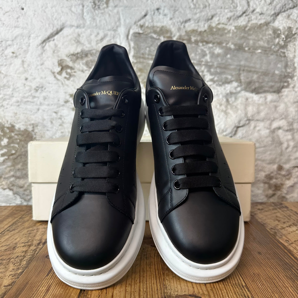 Alexander McQueen Black White Sole Sneaker Sz 12 (45)