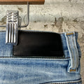 Amiri Plain Blue Denim Jeans Sz 38