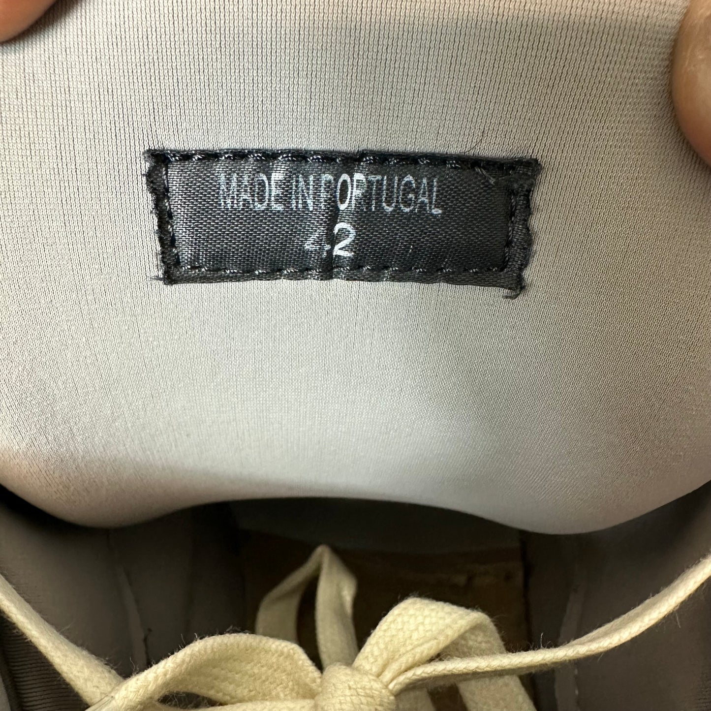 Lanvin Curb White Gray Cream Sneaker Sz 9 (42)