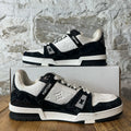 Louis Vuitton Black White Trainer Sneaker Sz 9.5 (8LV)