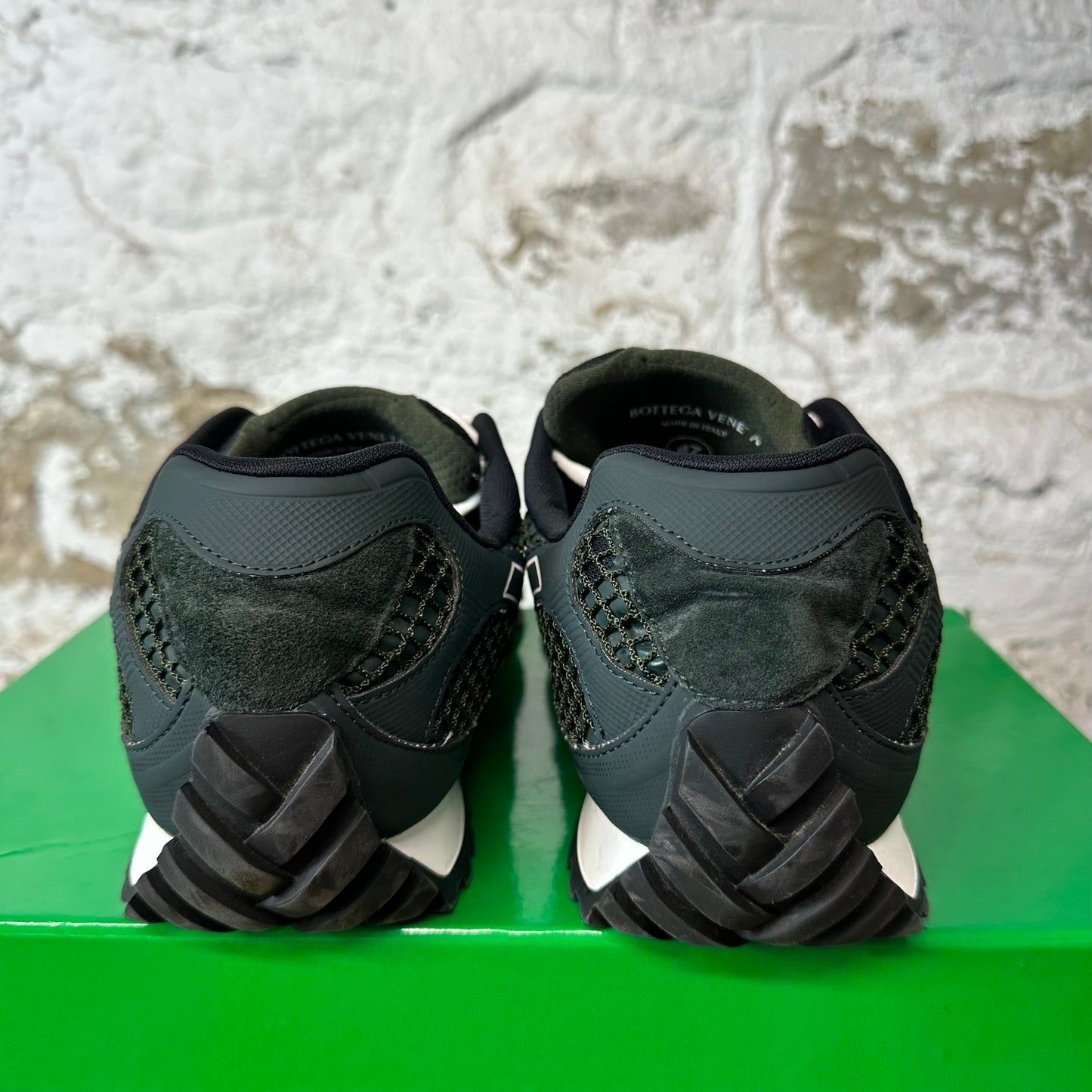 Bottega Veneta Dark Green Orbit Sneaker Sz 14 (47)