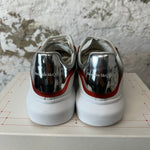 Alexander Mcqueen Silver Orange Tab White Sneaker Sz 13 (46)