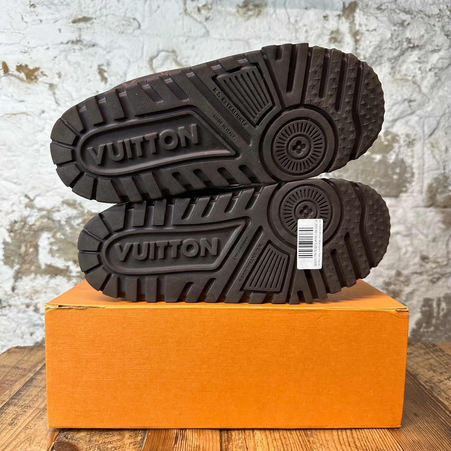 Louis Vuitton Brown Monogram Maxi Trainer Sz 11 (9.5LV)