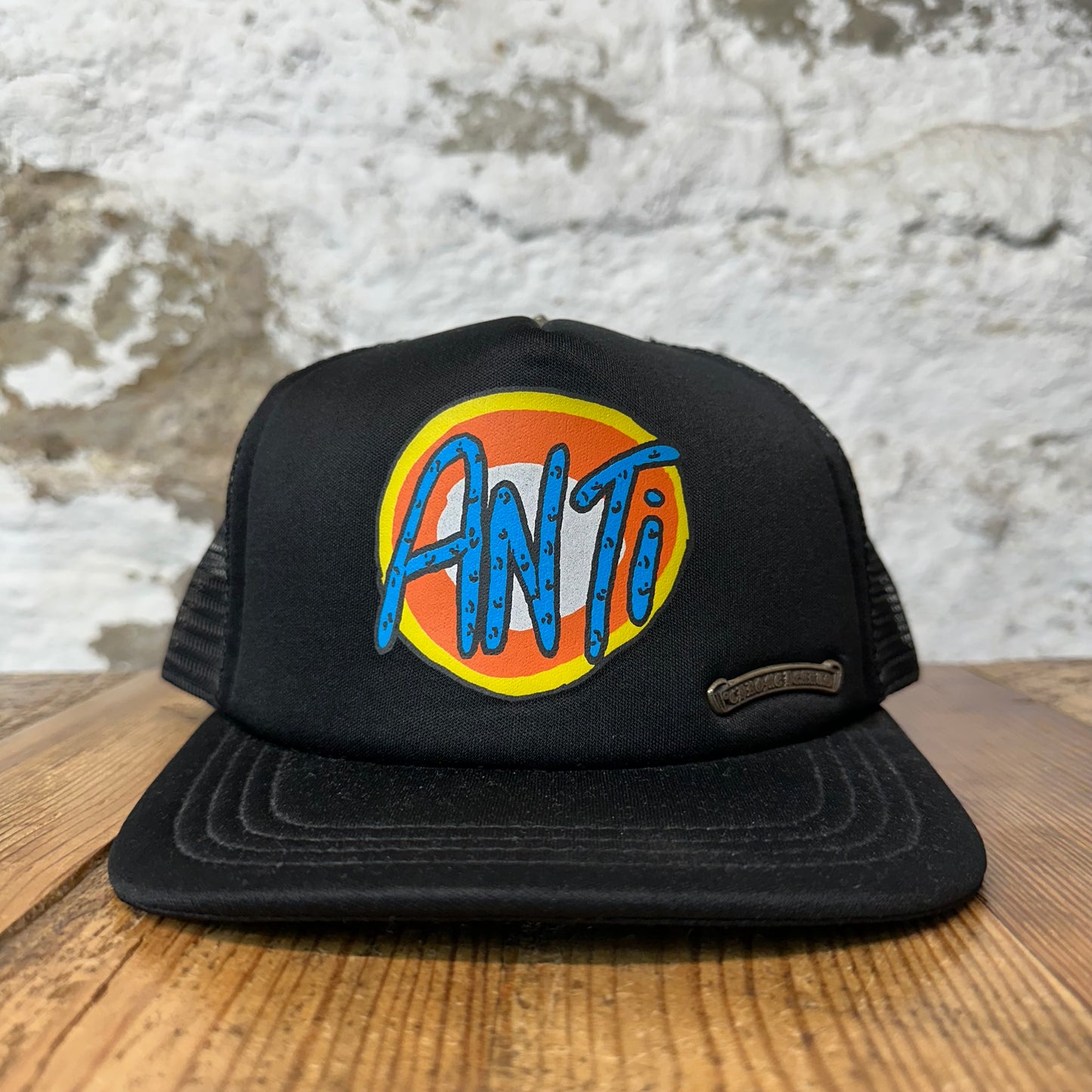 Chrome Hearts Matty Boy Anti Black Trucker Hat