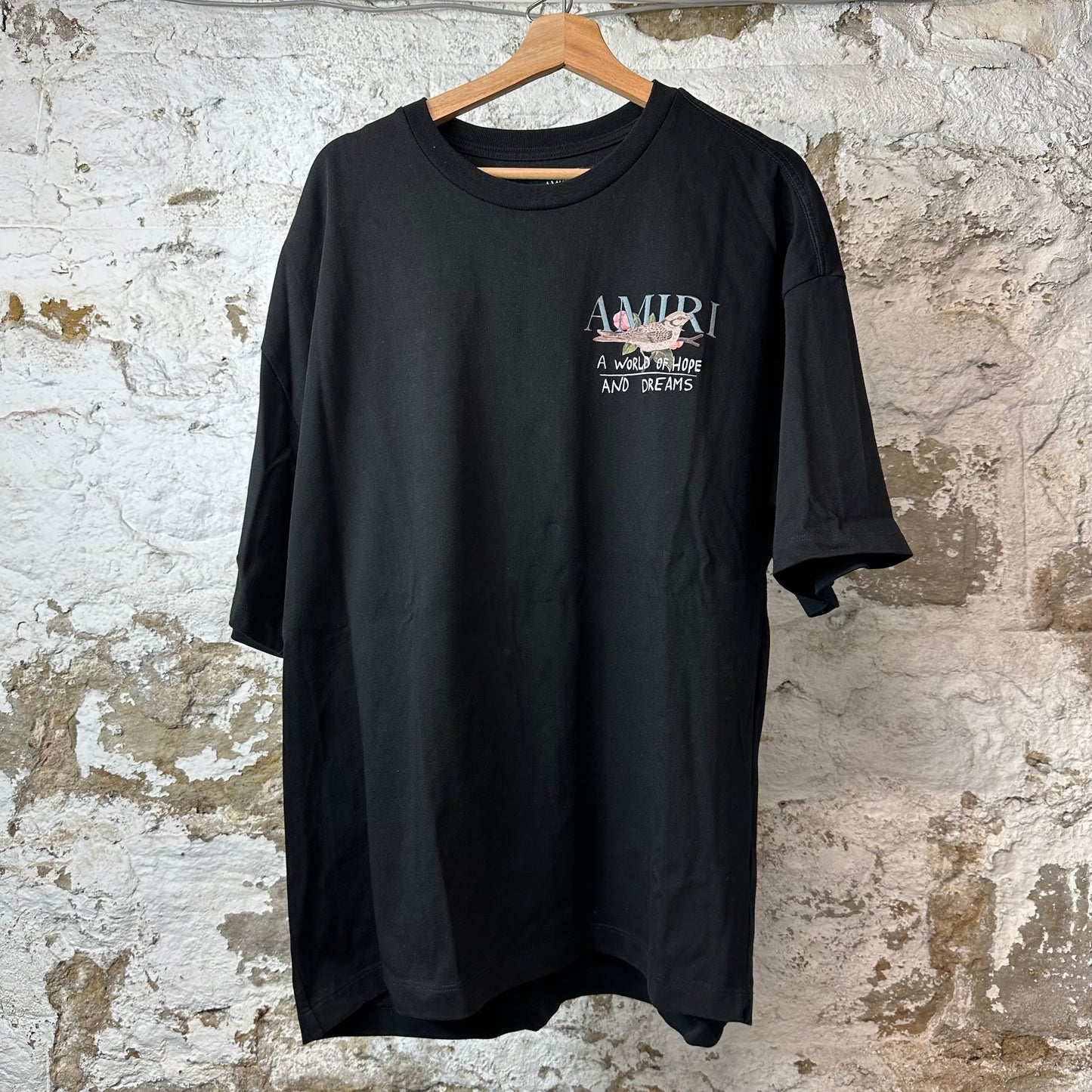 Amiri Bird Nest Black T-Shirt Sz L
