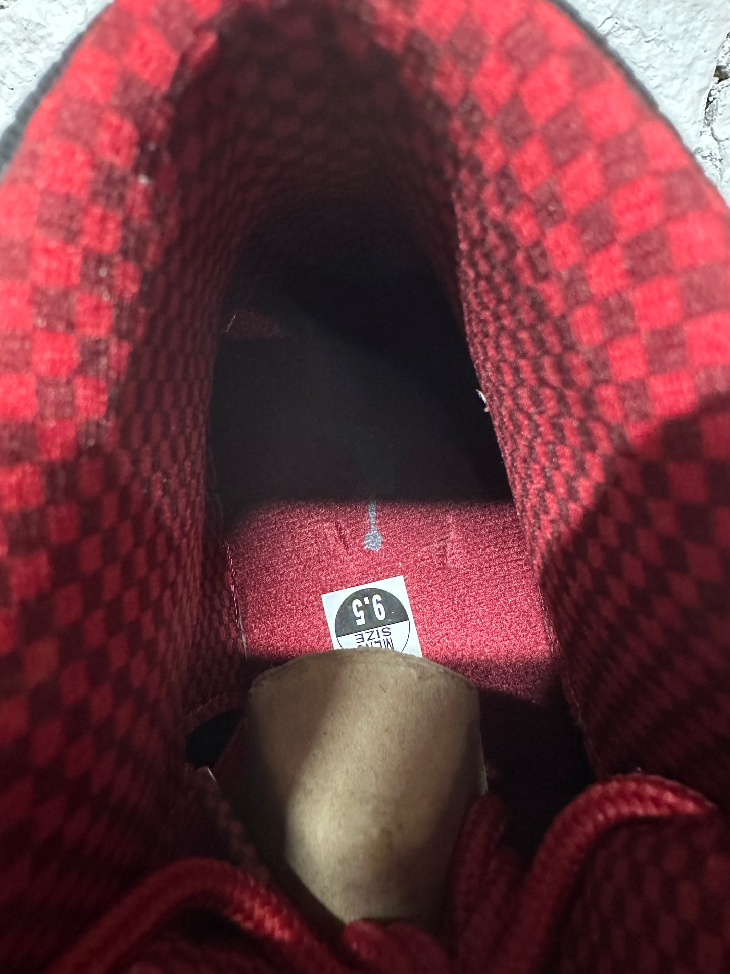 Air Jordan 1 94 Anthracite Red Sz 9.5 DS