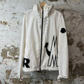 Moncler Mythos Giubbotto White Zip Up Jacket Sz XL (5)