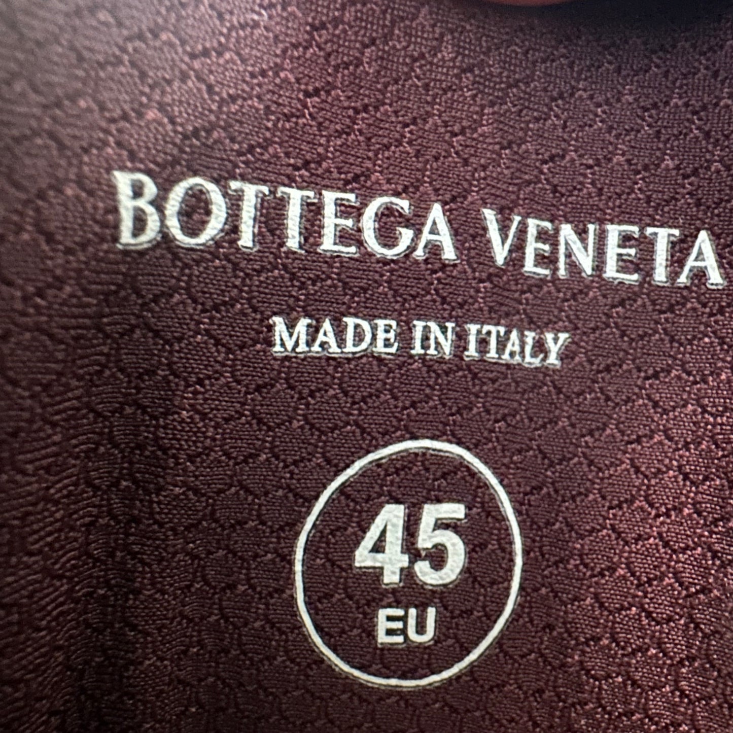 Bottega Veneta Burgundy Silver Orbit Sneaker Sz 12 (45)