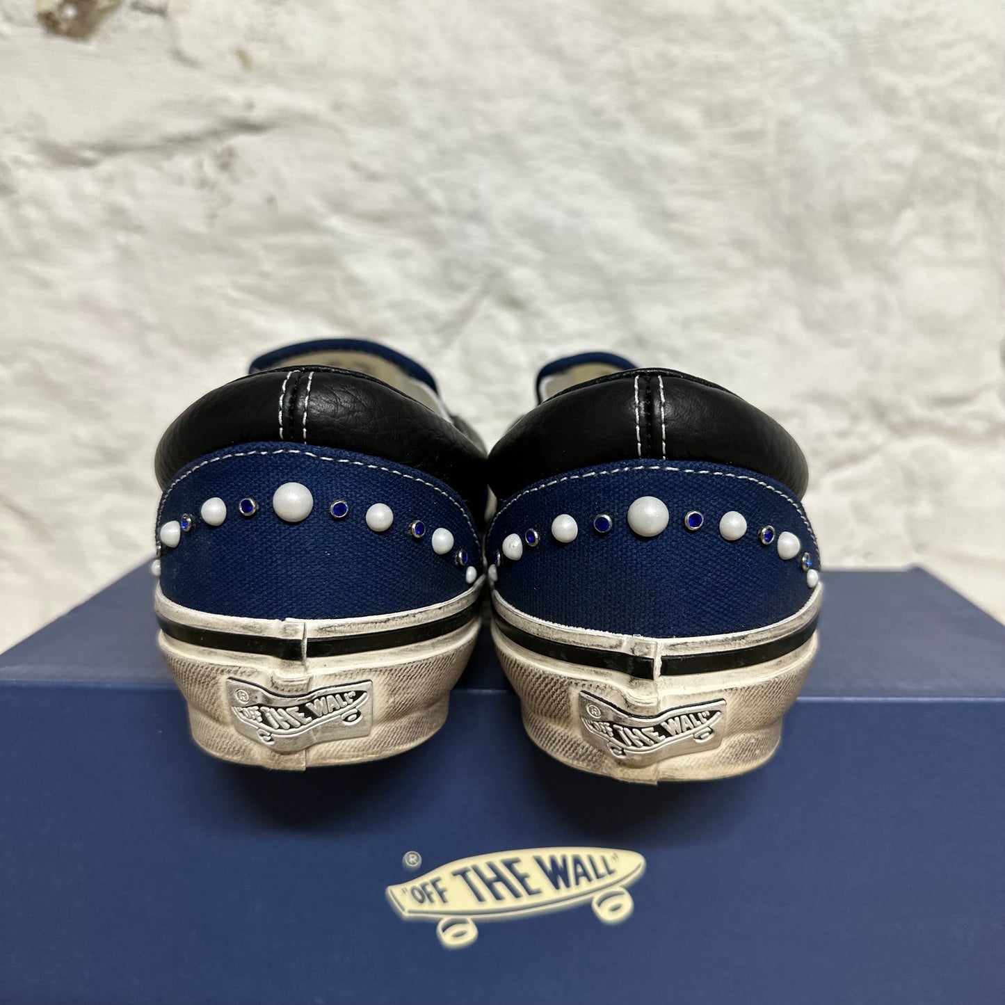 Vans LX Classic Slip On 98 Pearlized Indigo Sz 8
