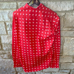 Bape Red Bapesta Star Button Up Sz M