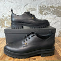 Versace Medusa Insignia Black Leather Boot Sz Sz 10 (43)