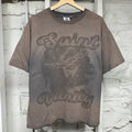 Saint Vanity Jesus Brown T-Shirt Sz S