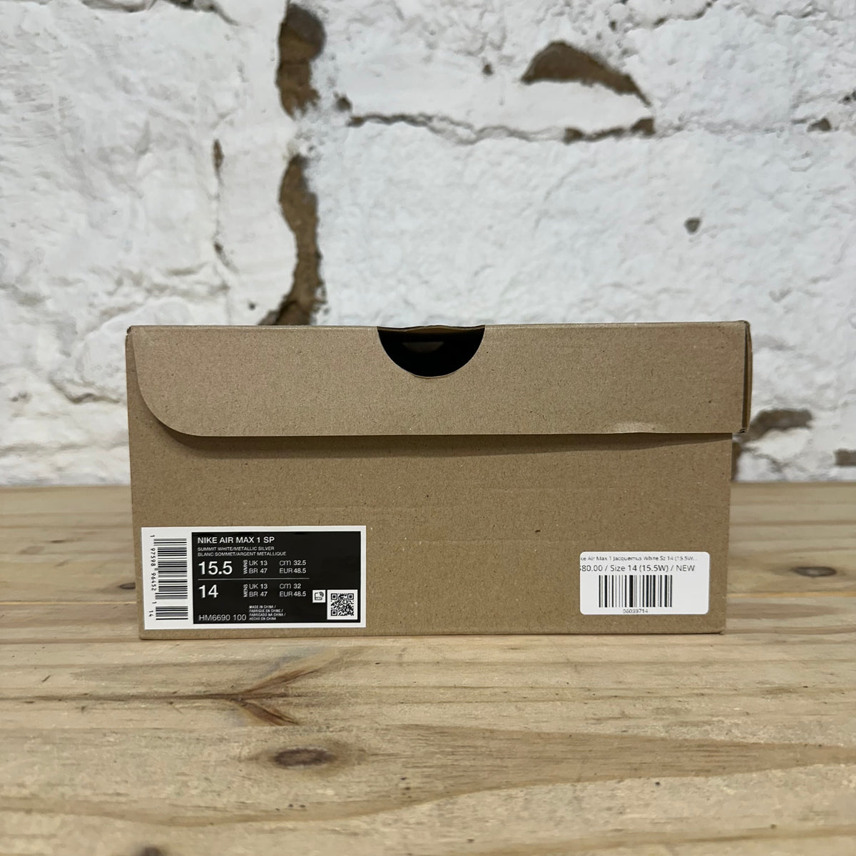 Nike Air Max 1 Jacquemus White Sz 14 (15.5W) DS