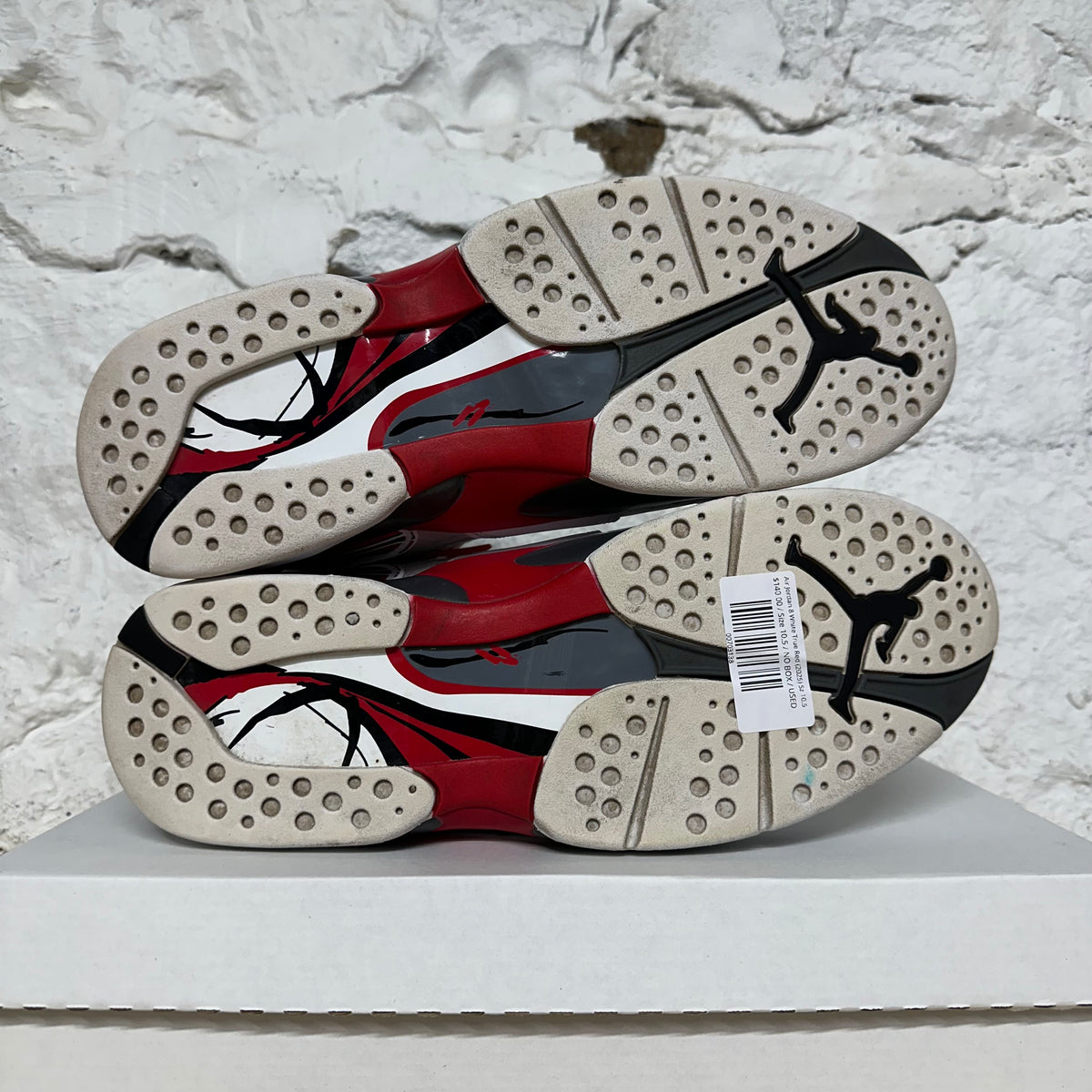 Air Jordan 8 White True Red (2025) Sz 10.5