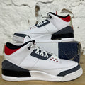 Air Jordan 3 Fire Red Denim Sz 11.5