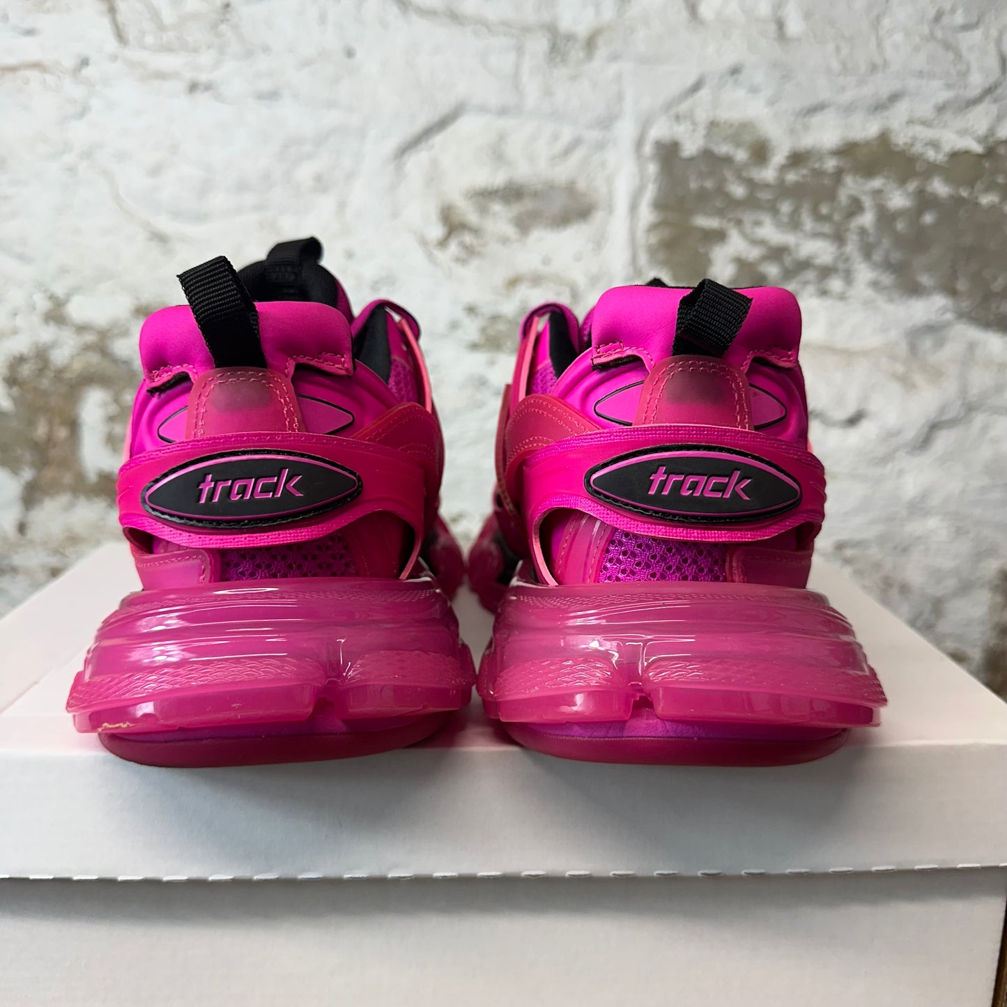 Balenciaga Track Runner Pink Black Sneaker Sz 6.5 (39)