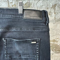 Amiri MX2 Brown Paisley Black Denim Jeans Sz 36