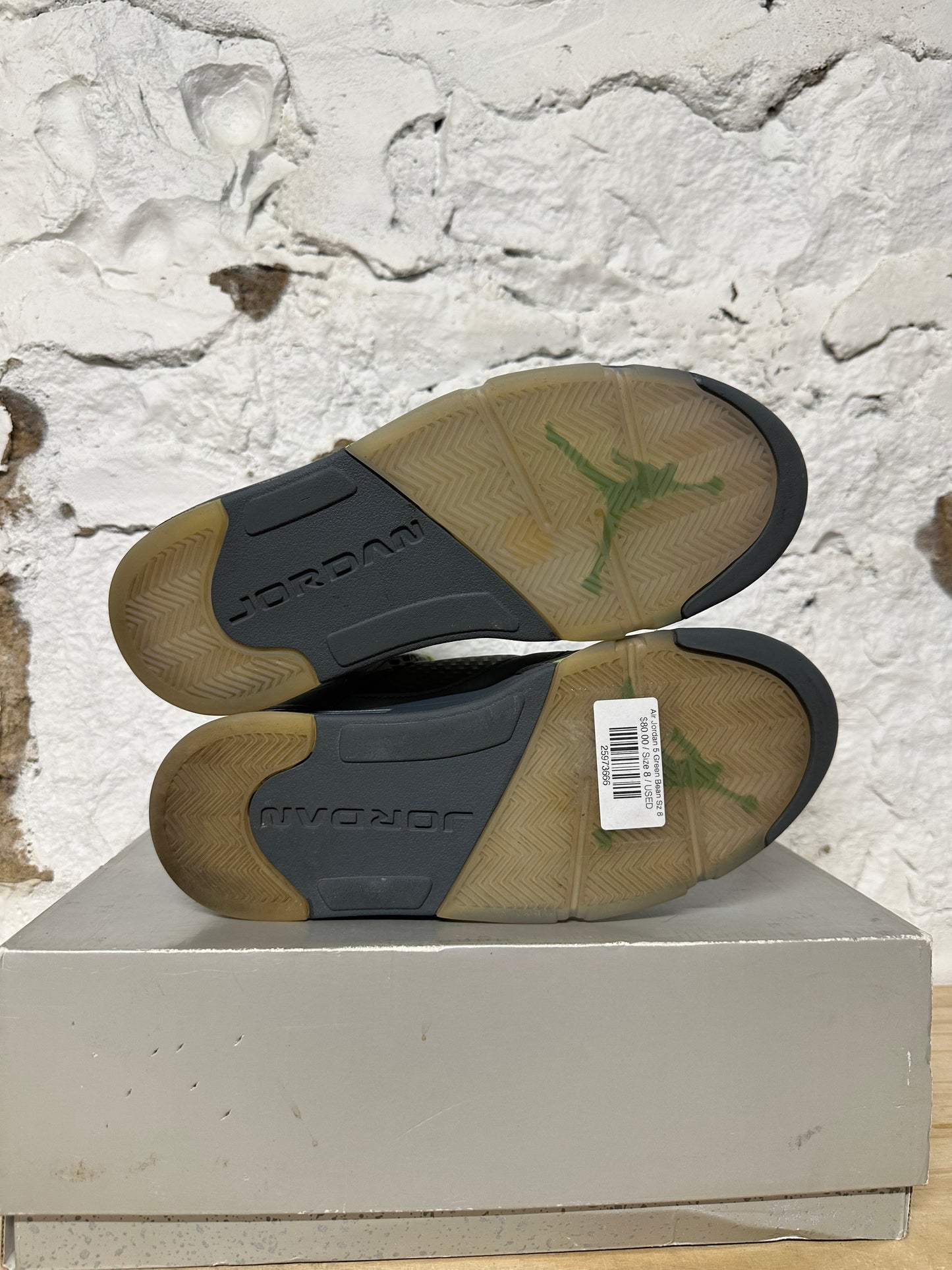 Air Jordan 5 Green Bean Sz 8