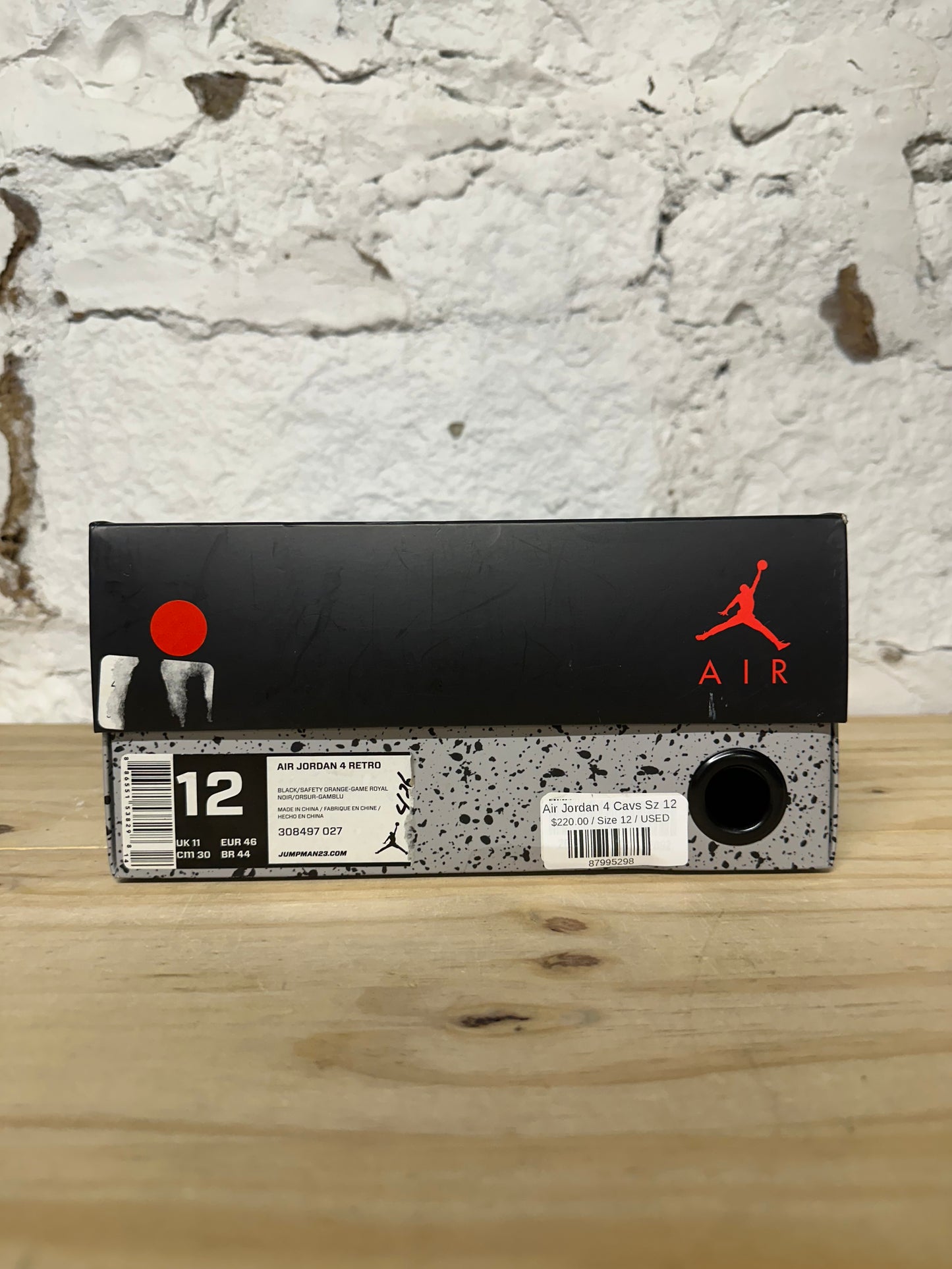 Air Jordan 4 Cavs Sz 12