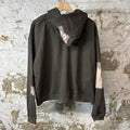 Birth Of Royal Child Flashlight Brown Zip Up Hoodie Sz S