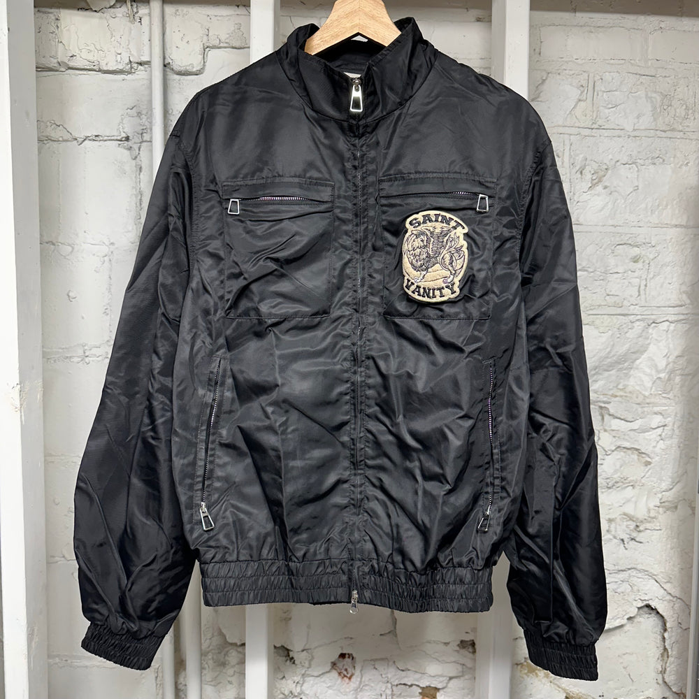 Saint Vanity Black Cargo Jacket Sz L