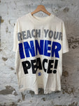 Hellstar Blue Inner Peace T-shirt White Sz M DS