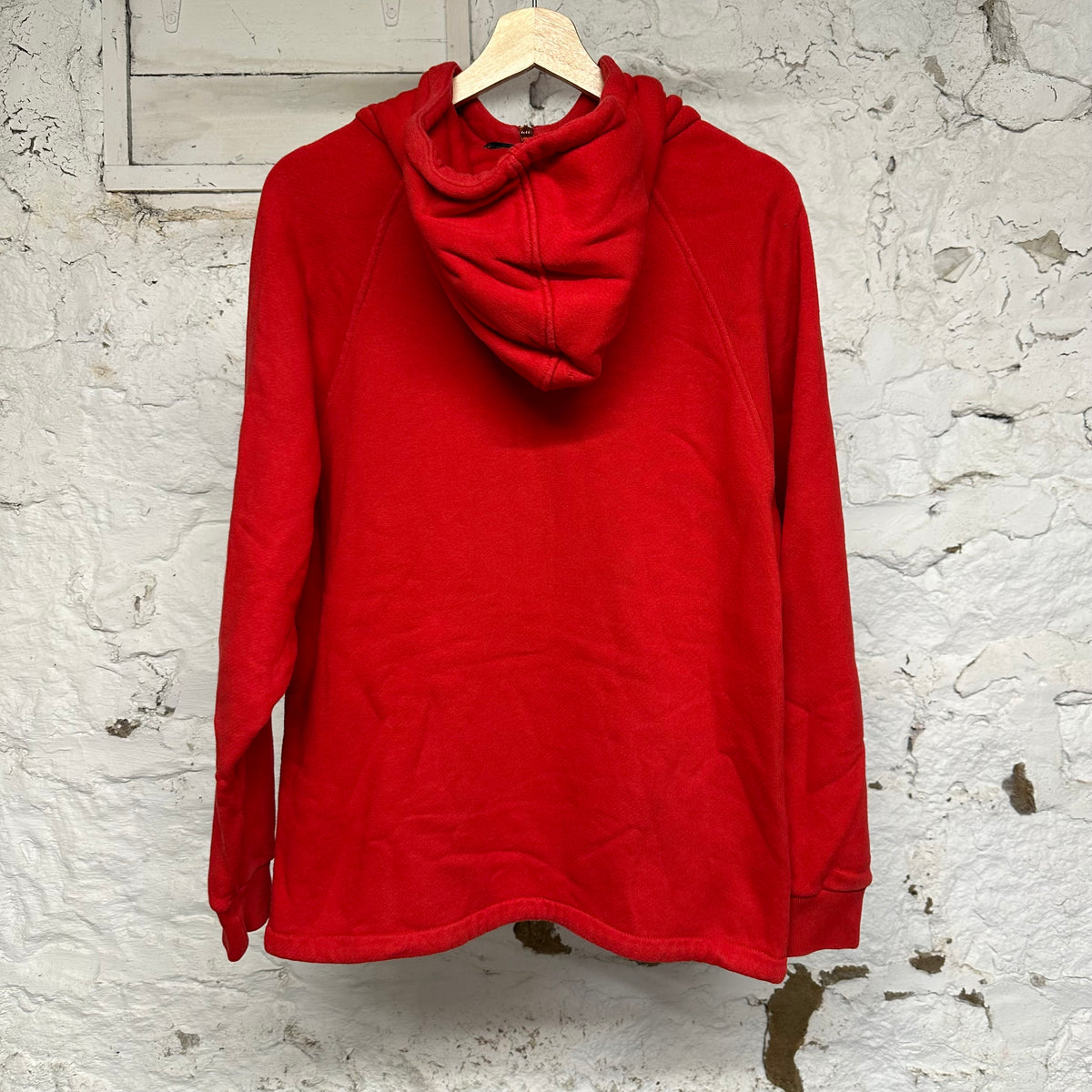 Gucci Web Stripe Half Zip Red Hoodie Sz XXS