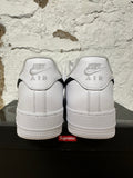 Nike Air Force 1 Supreme Low White Black Sz 7