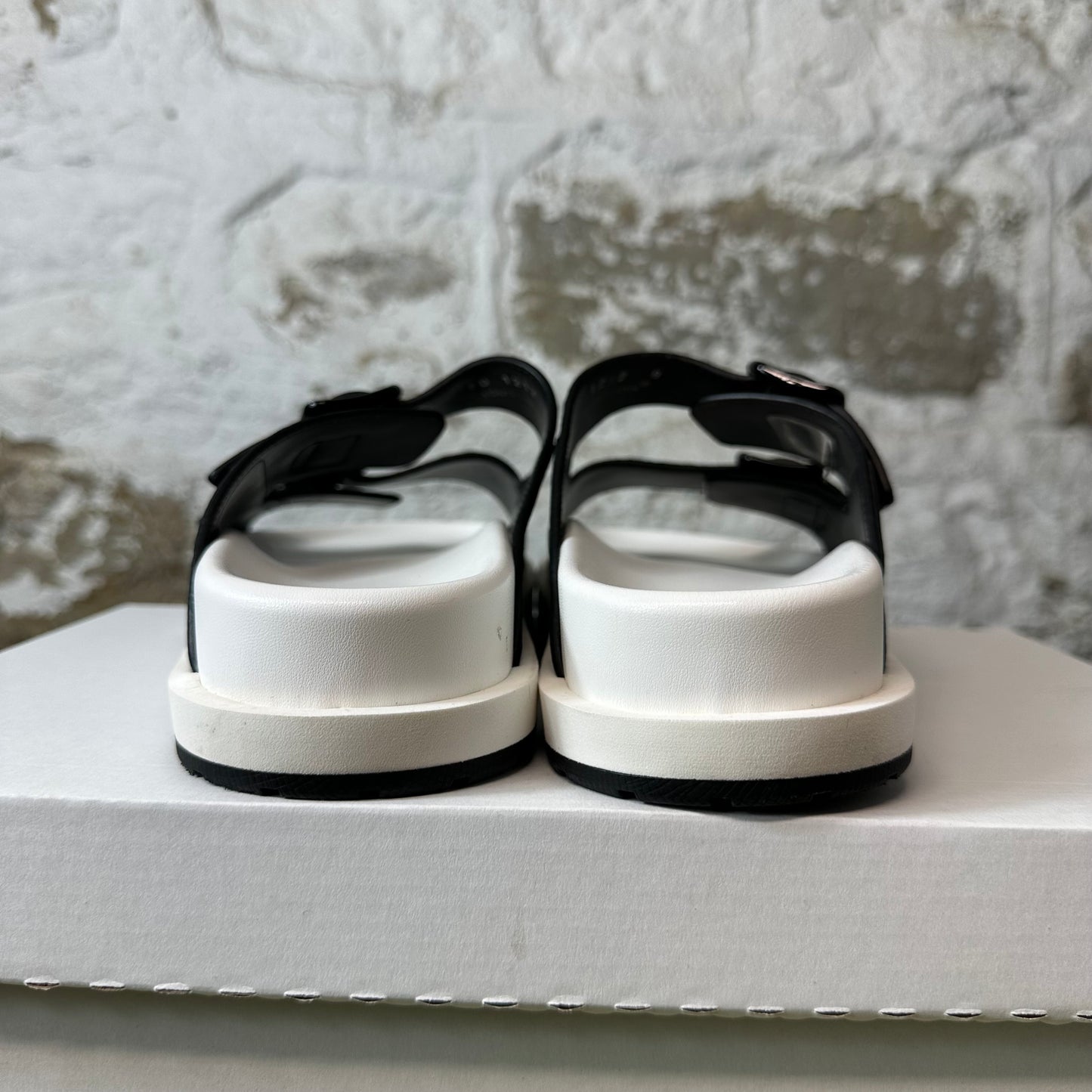 Louis Vuitton Black White Trainer Mule Sz 9.5 (8LV)