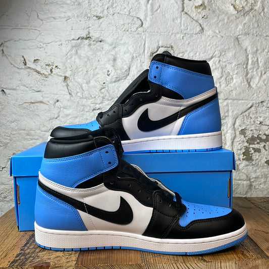 Air Jordan 1 Blue UNC Toe Sz 12 DS