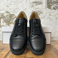 Christian Louboutin Low Black Leather Sneaker Sz 5 (37)