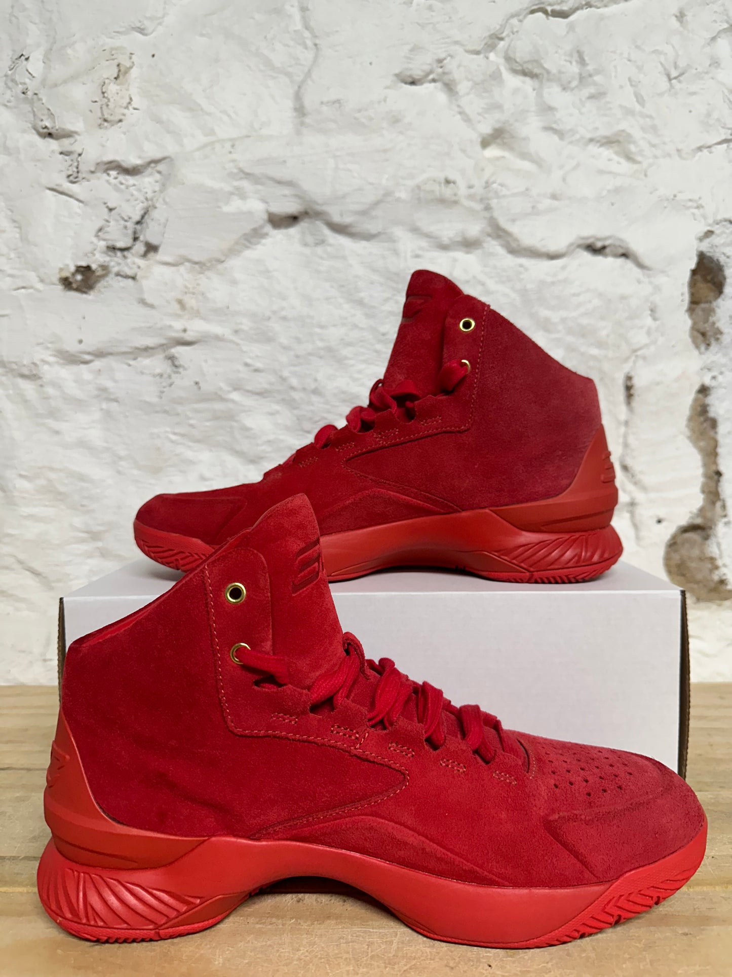 Under Armour Curry 1 Lux Red Sz 11