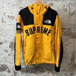 Supreme TNF Arc Logo Mountain Jacket Yellow Sz M