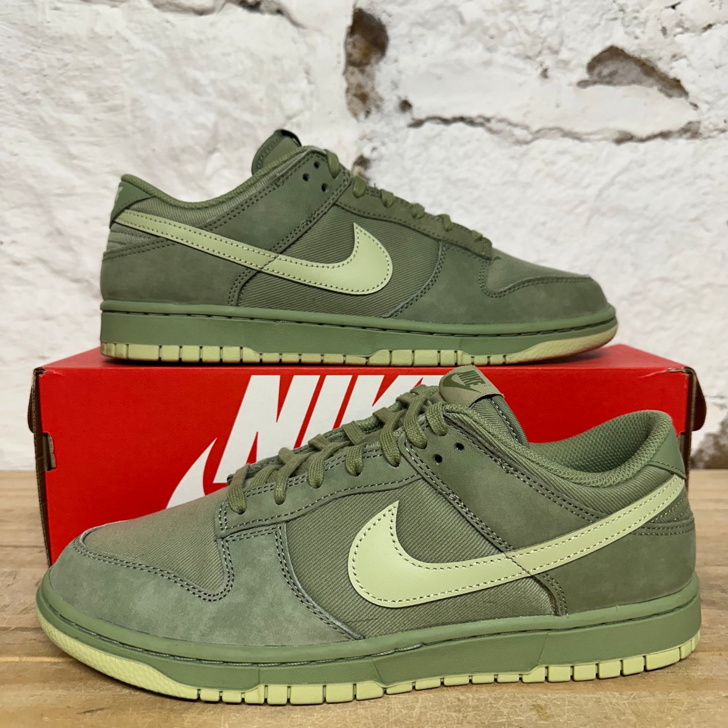 Nike Dunk Low Oil Green Olive Sz 10
