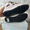 Lanvin Curb White Blue Orange Sneaker Sz 10 (43)