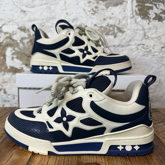 Louis Vuitton Navy White Skate Sneaker Sz 10.5 (9LV)