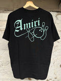 Amiri Bowling Logo Black T-Shirt Sz S