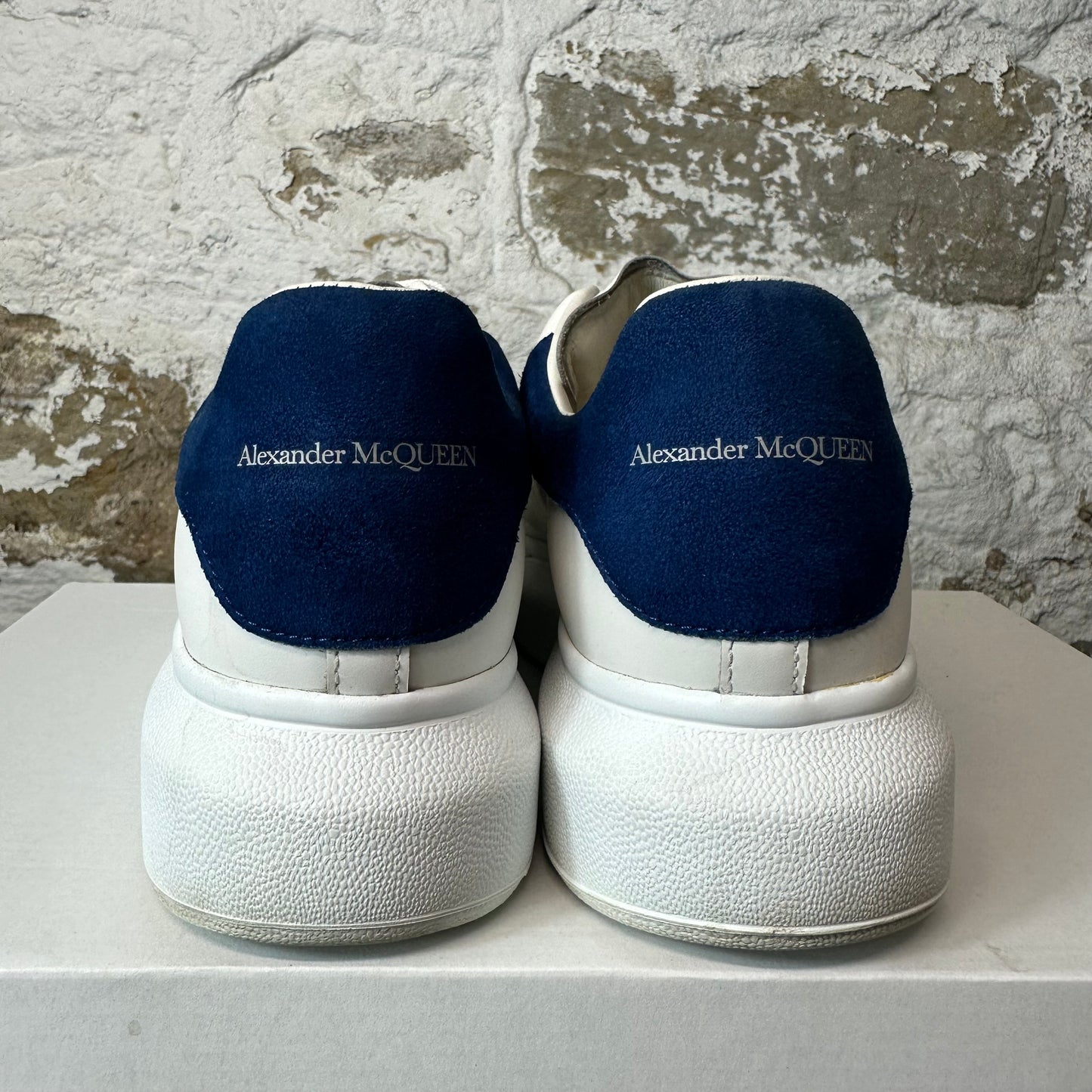 Alexander McQueen Blue Tab White Sneaker Sz 6.5 (39.5)