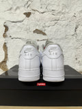Nike Air Force 1 Low Supreme White Sz 9