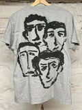 Off White Black Spell Gray T-shirt Sz M