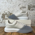 Alexander Mcqueen Grey Suede White Sneaker Sz 13 (46)