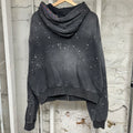 Vale Classico Black Zip Up Hoodie Sz M