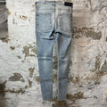 Amiri Plain Washed Blue Denim Jeans Sz 32