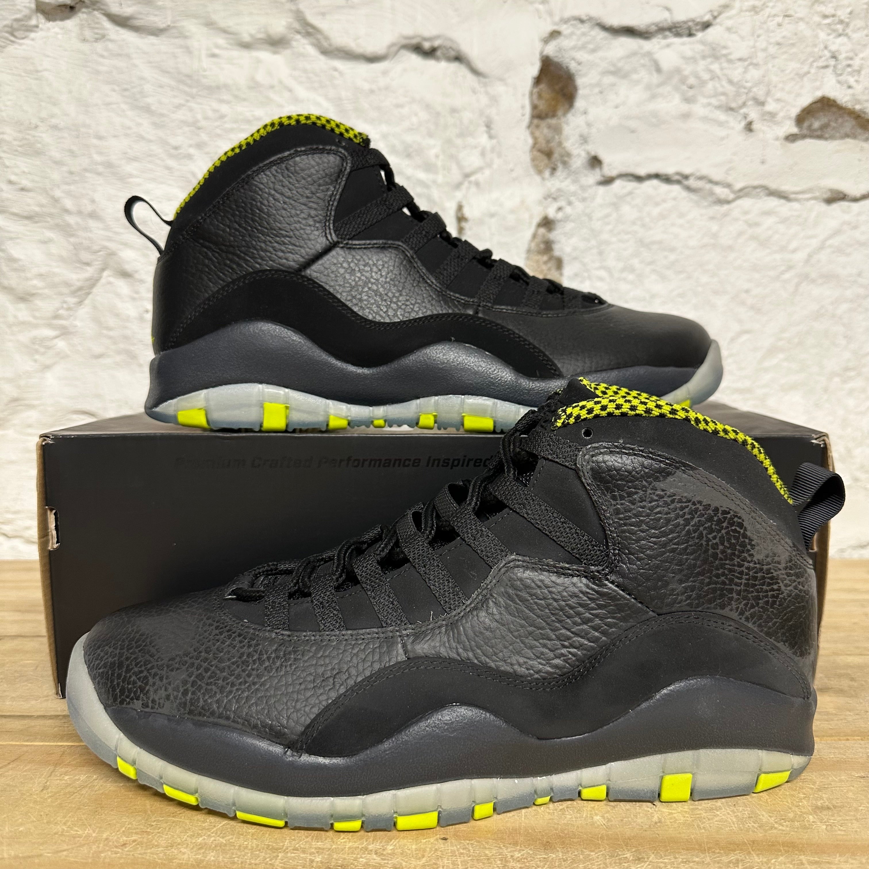 Air Jordan 10 Venom Green Sz 10 DS
