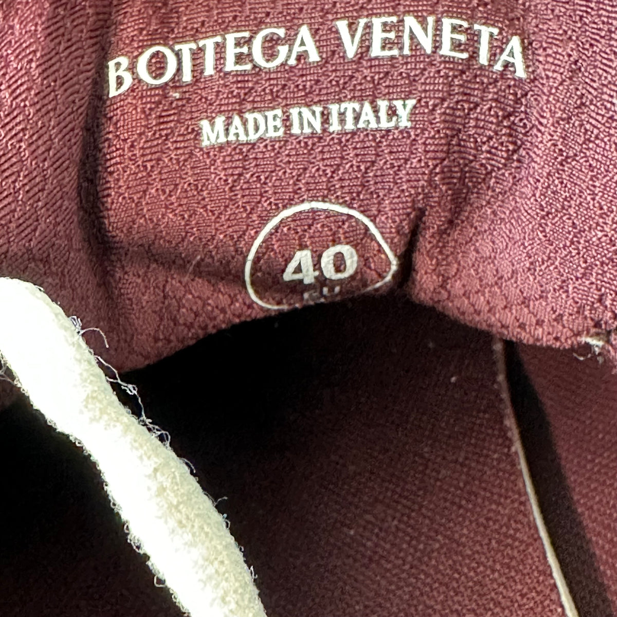 Bottega Veneta Burgundy Silver Orbit Sneaker Sz 7 (40)