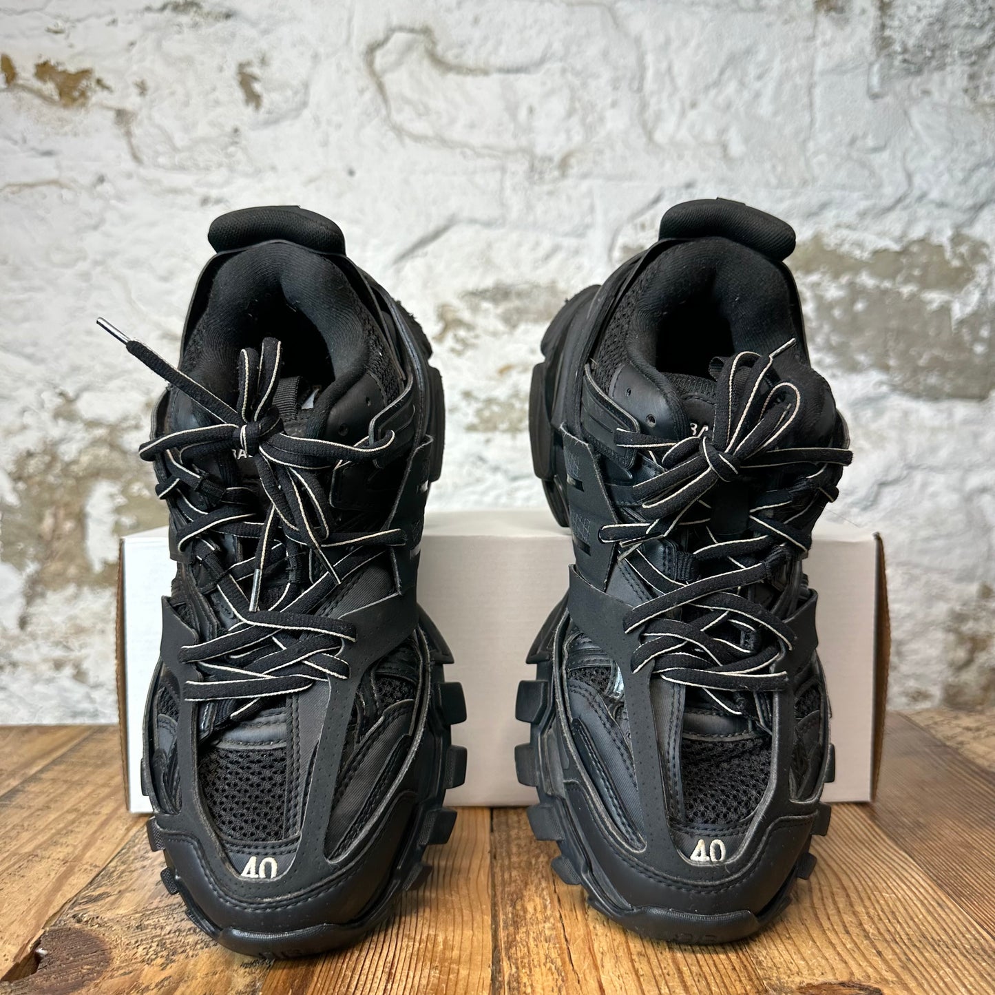 Balenciaga Track Runner Triple Black Sneaker Sz 7 (40)